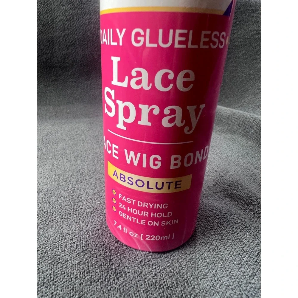 Esha Melt N Slay Daily Glueless Lace Spray Absolute 7.4oz Lace Wig Bond Pink